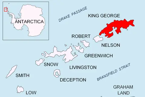Map: Kinggeorgeislandlocation Map