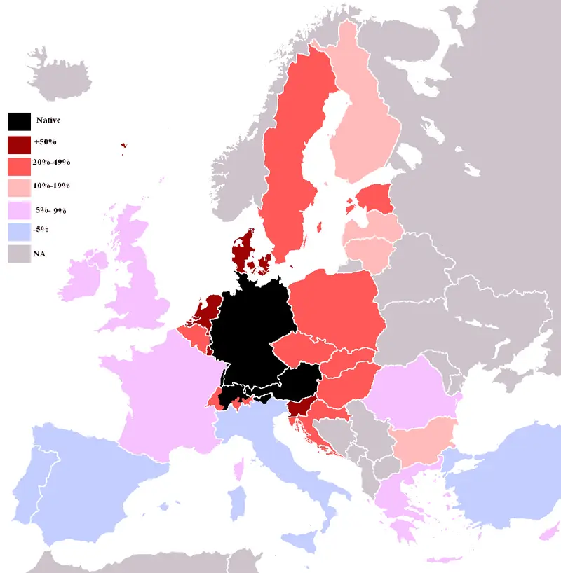 Map: Knowledge German Eu Map
