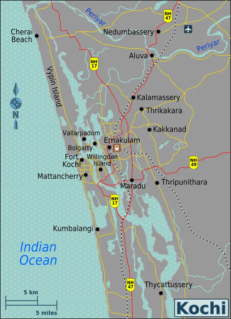 Map: Kochi Map
