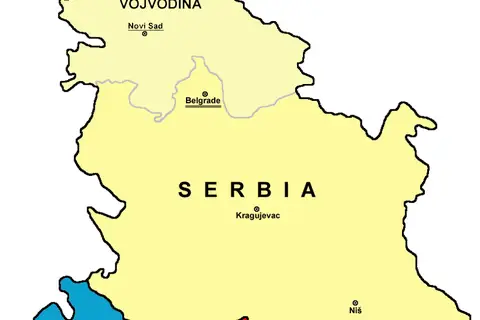 Map: Kosovo Presevo Location Map