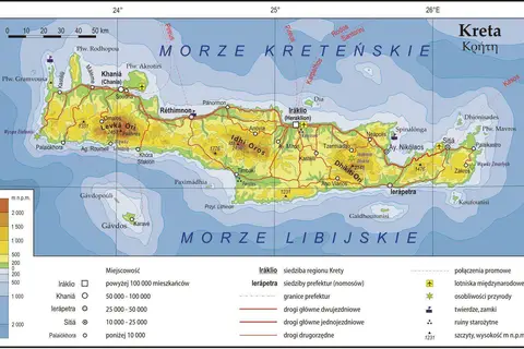 Map: Kretamapa Fizyczna