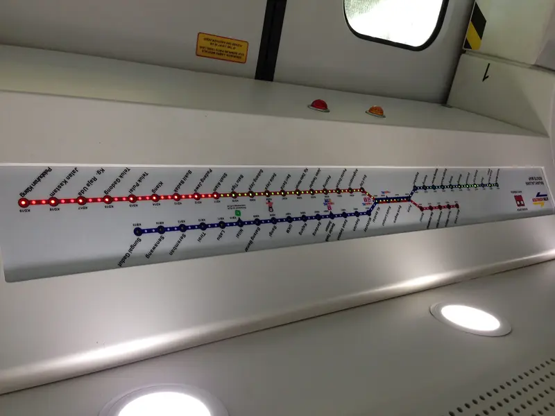 Map: Ktm Komuter Dynamic Route Map