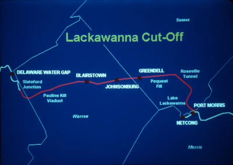 Map: Lackawanna Cutoff Map