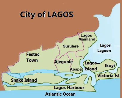 Map: Lagos Map