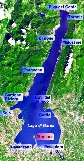 Map: Lake Garda Sirmione Map