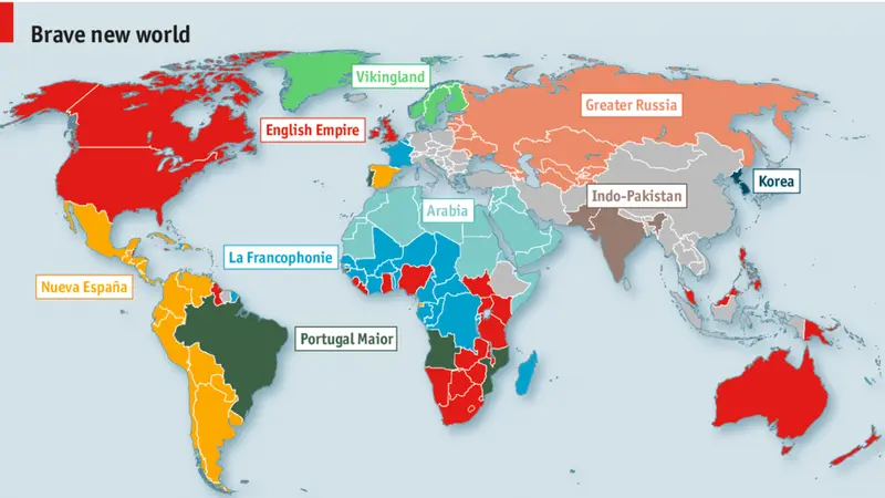Map: Language Empires