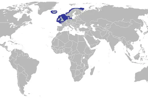 Map: Lemon Sole Distribution Map