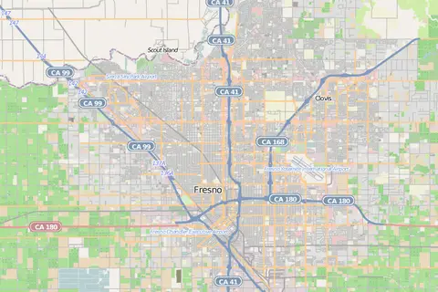 Map: Location Map Fresno