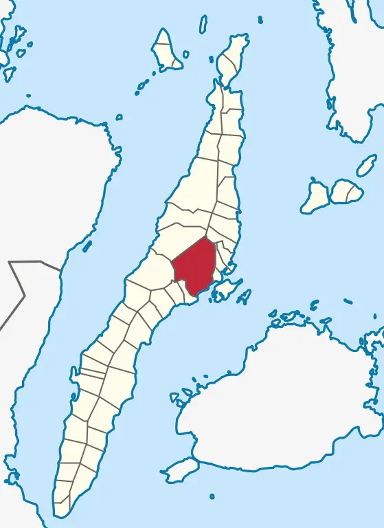 Map: Location Map of Cebu City in Cebu