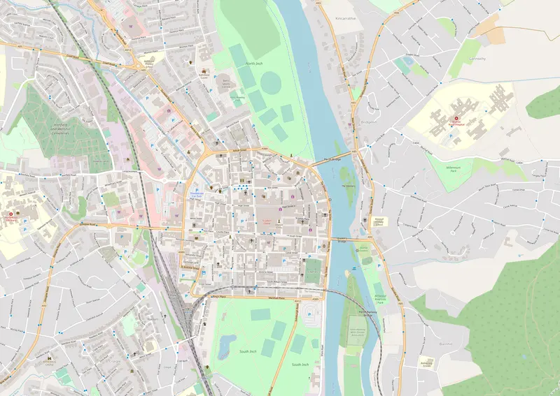 Map: Location Map Scotland Perth