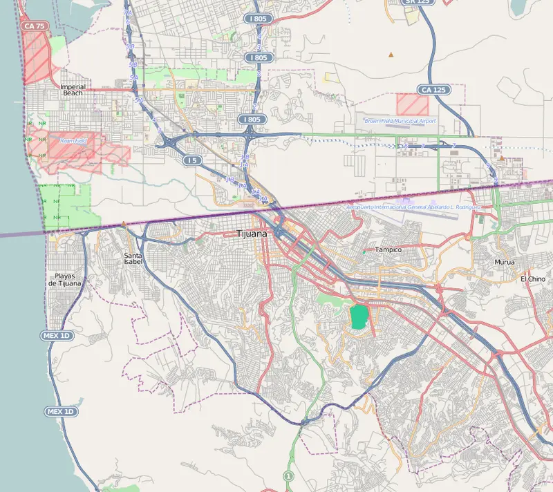 Map: Location Map Tijuana
