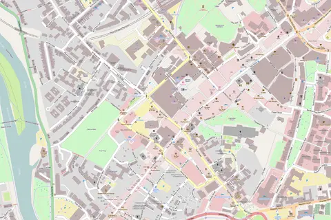 Map: Location Map United Kingdom Exeter Central