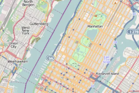 Map: Location Map United States Manhattan Soho