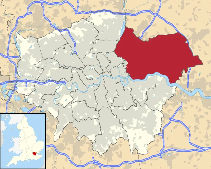 Map: London Wikivoyage City Regions Maps East London