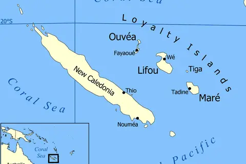 Map: Loyalty Islands Map
