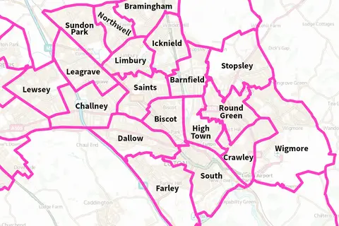 Map: Luton Ward Map