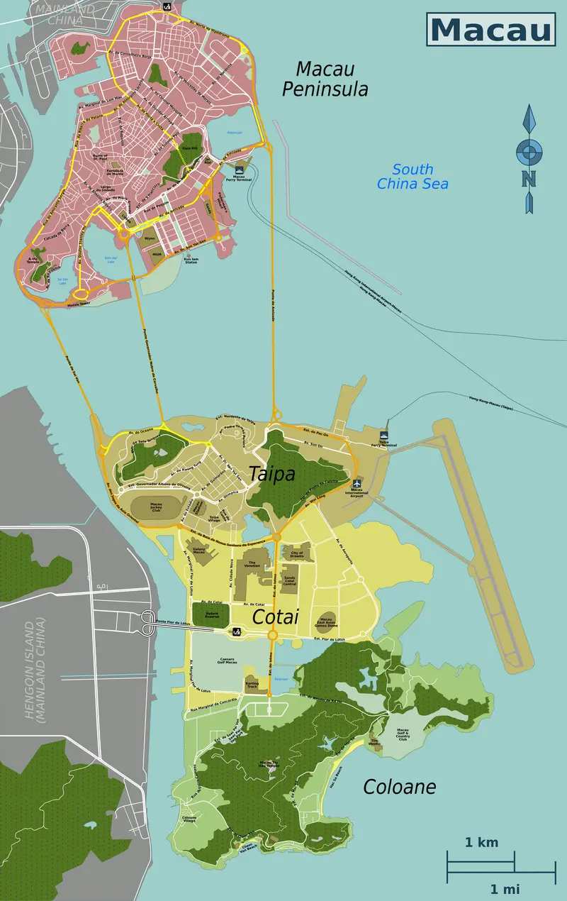 Map: Macao Map
