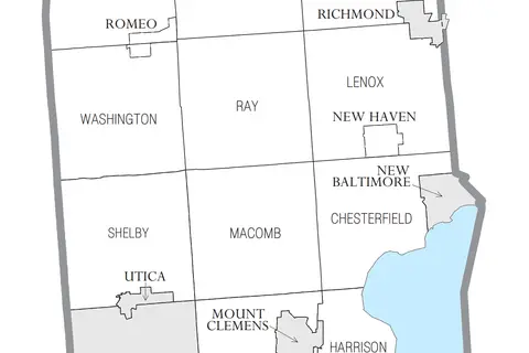 Map: Macomb County Mi Census Map