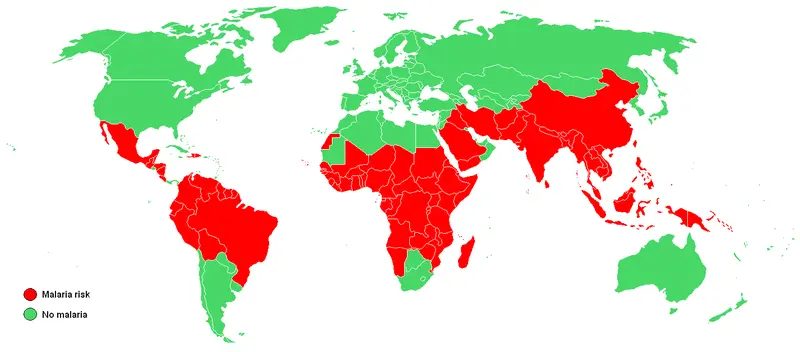 Map: Malaria Map