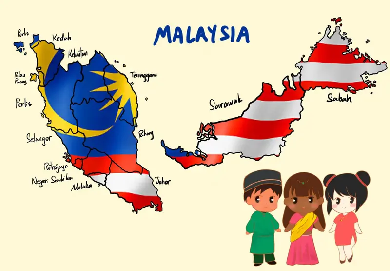 Map: Malaysia Cultural Map 2