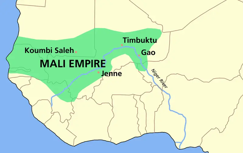Map: Mali Empire Map