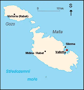 Map: Malta Mapa