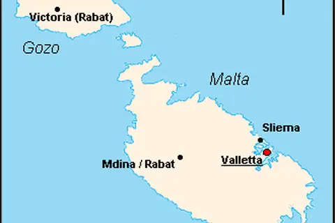 Map: Malta Mapa