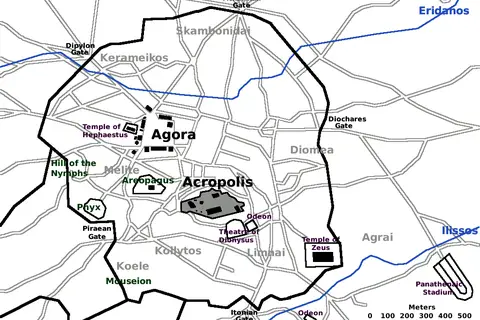 Map: Map Ancient Athens