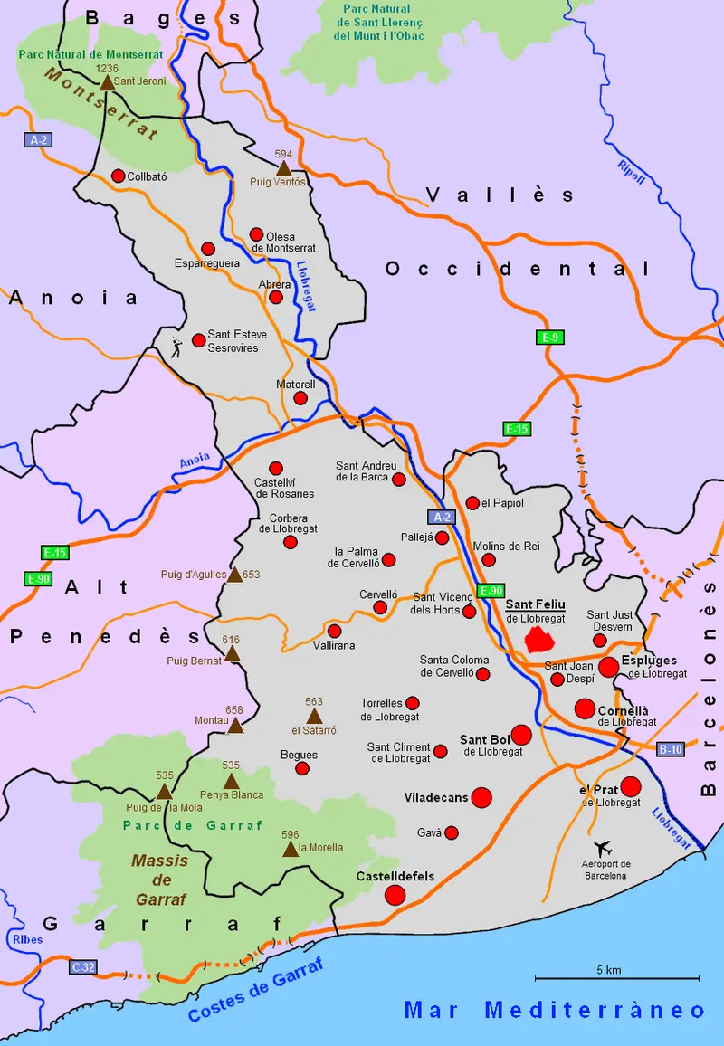 Map: Map Baix Llobregat