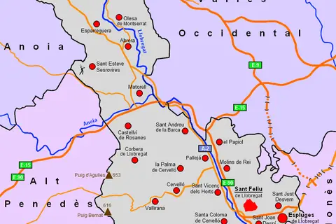Map: Map Baix Llobregat