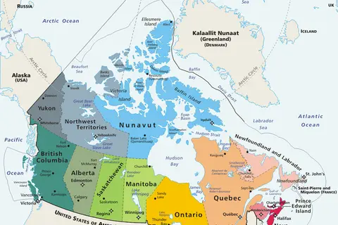 Map: Map Canada Politicalgeo