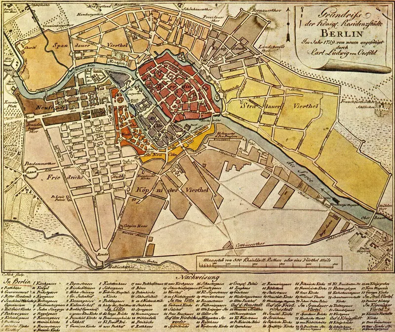 Map: Map de Berlin 1789