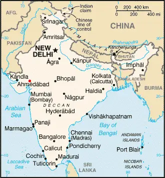 Map: Map India Ahmedabad