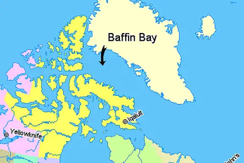 Map: Map Indicating Baffin Bay