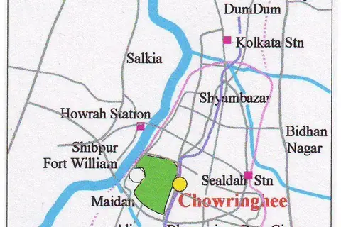 Map: Map Kolkata Chowringhee