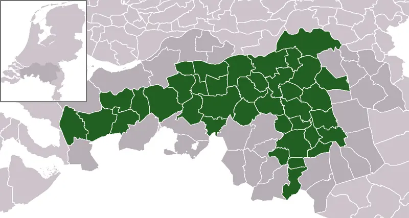Map: Map Nl Brabantse Stedenrij Municipalities 2009