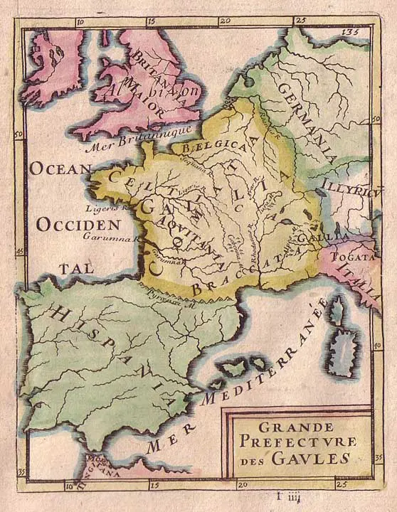 Map: Map of Ancient France 1683