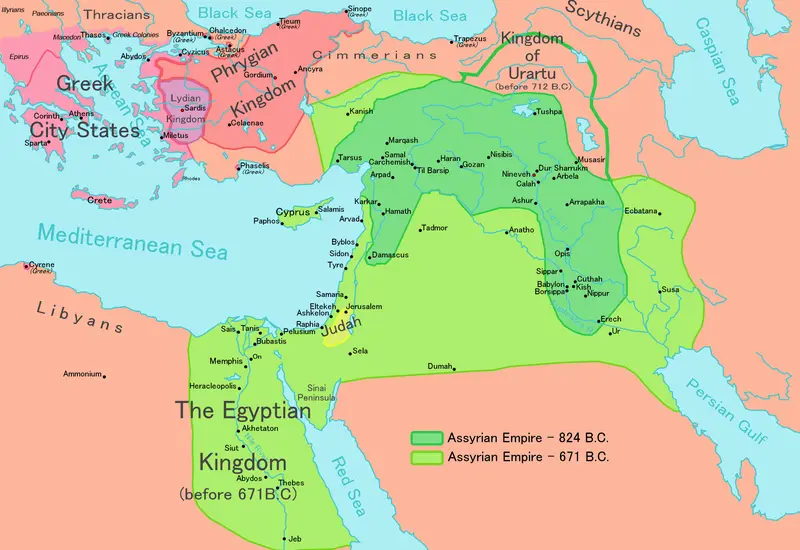 Map: Map of Assyria