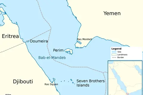 Map: Map of Babelmandeb