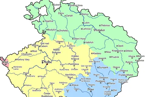 Map: Map of Bohemia 1618