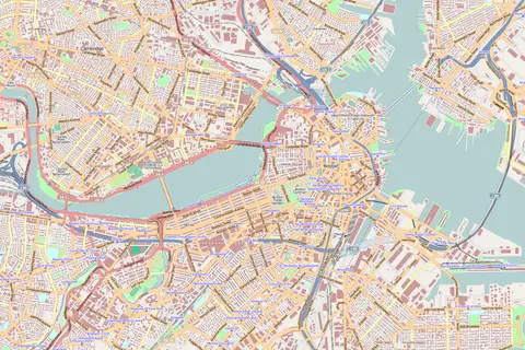 Map: Map of Boston and Cambridge
