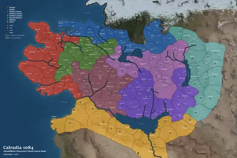 Map: Map of Calradia 1084