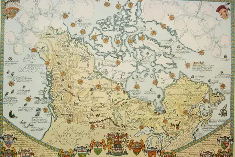 Map: Map of Canada by Peter R. Furse, 1964