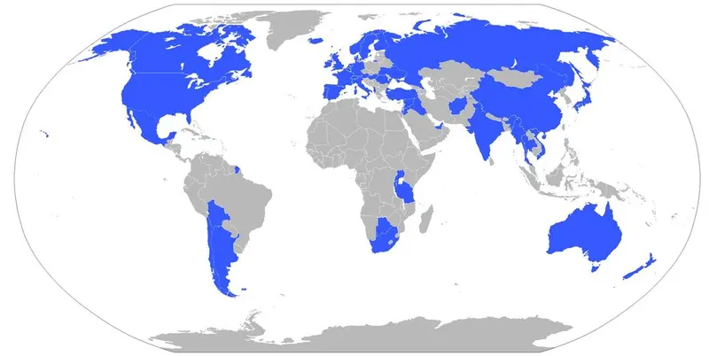 Map: Map of Countries Visited by “Top Gear” (Series 1-22)
