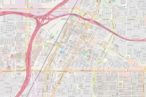 Map: Map of Downtown Las Vegas and Surroundings