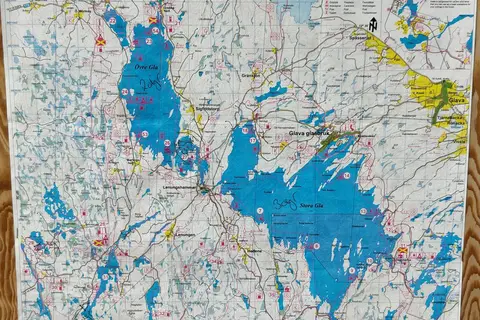 Map: Map of Glaskogen Nature Reserve