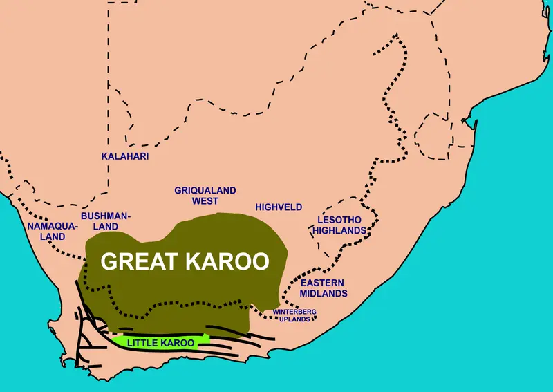 Map: Map of Karoo