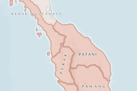 Map: Map of Malay Peninsula 15301730