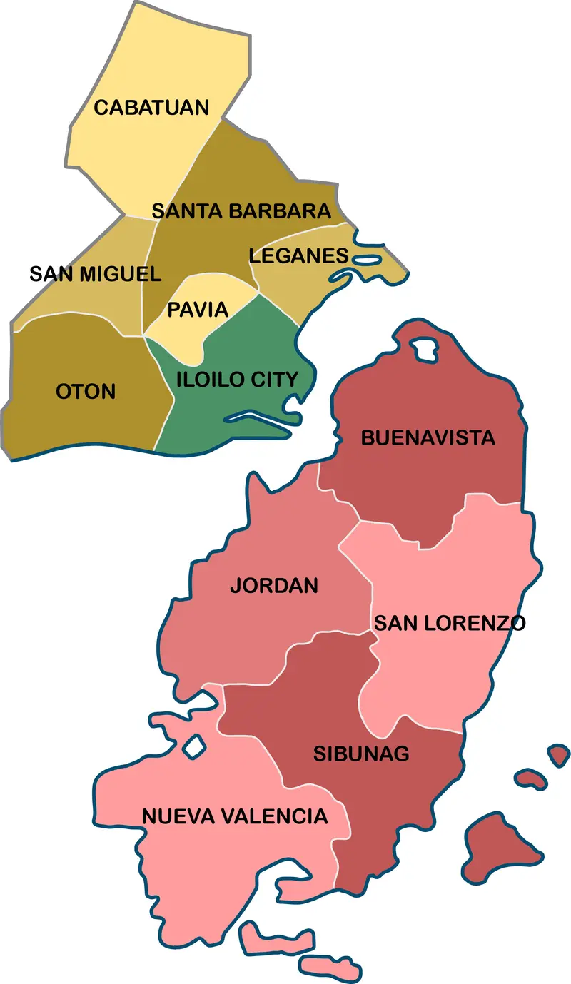 Map: Map of Metro Iloiloguimaras
