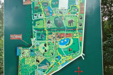 Map: Map of Mysore Zoo